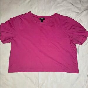 Express Fuchsia Crop Top